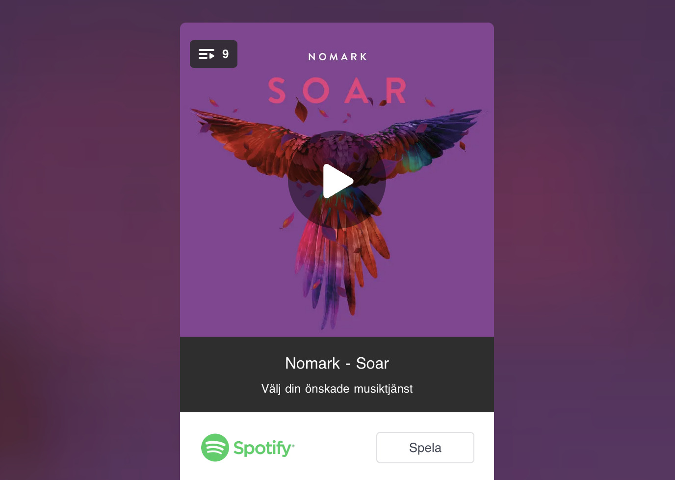 Nomark - Soar, nytt album med Åsa & Ulf Nomark