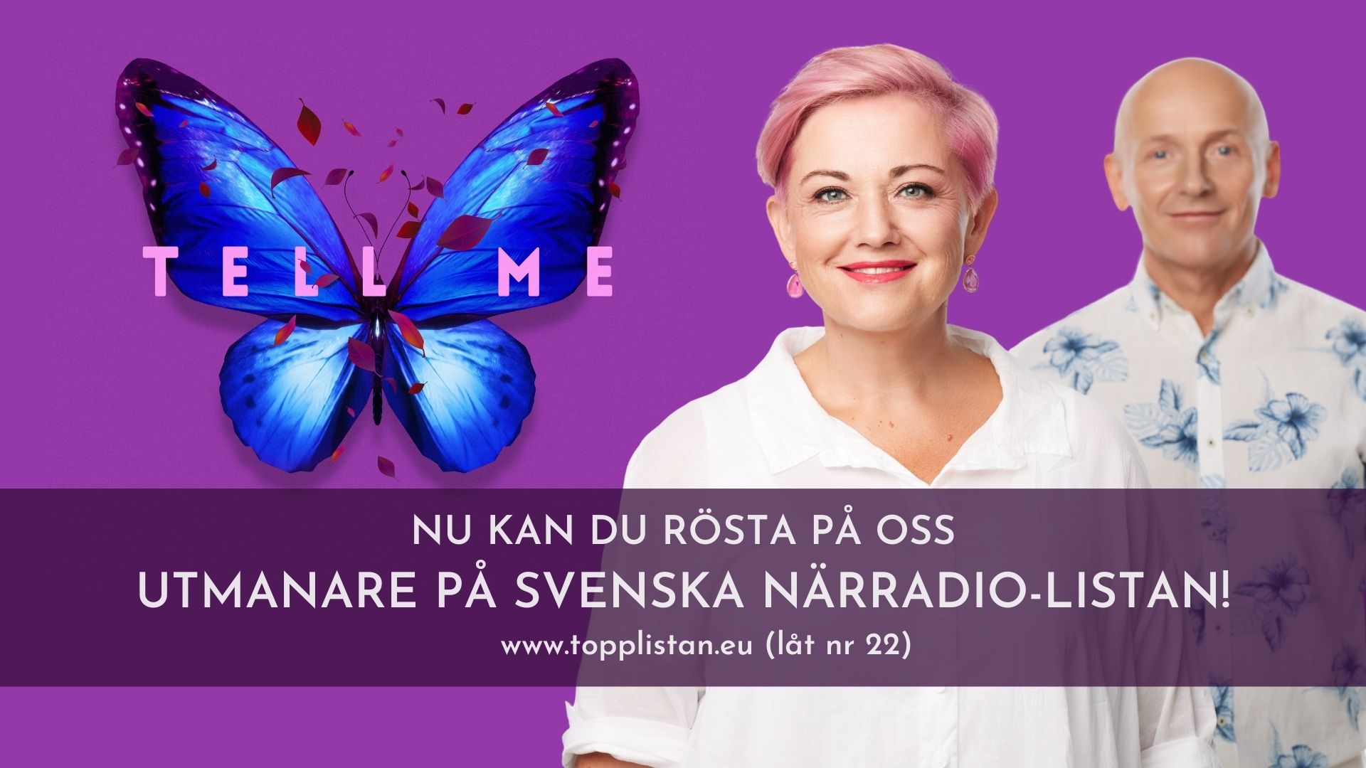 "Tell me" med Nomark är utmanare på Svenska närradiolistan