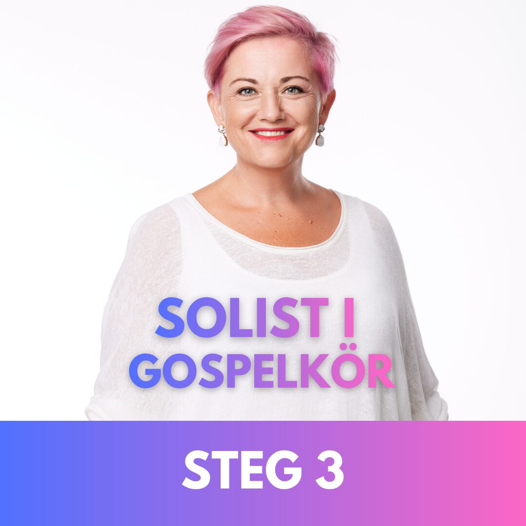 Solist i gospelkör - STEG 3 - inspirationsdag/workshopdag med Åsa och Ulf Nomark
