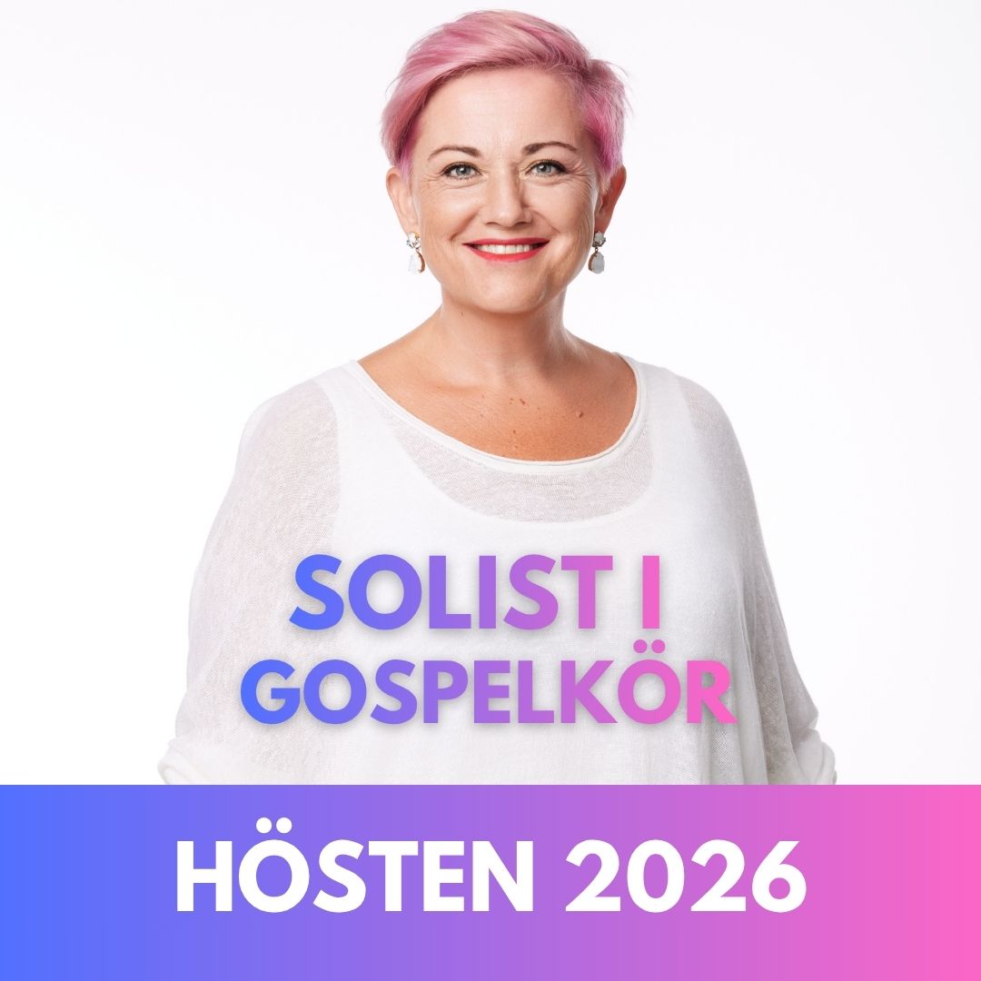Solist i gospelkör - inspirationsdagar/workshopdagar med Åsa och Ulf Nomark