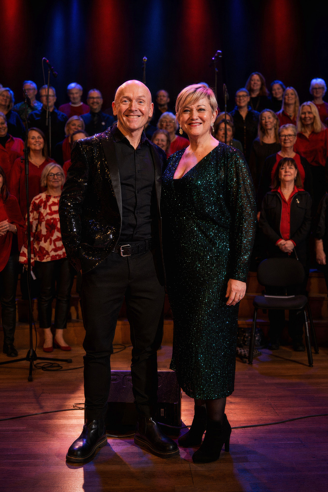 Julkör 2026 med Åsa och Ulf Nomark. Foto: John Hagby (PictPro)